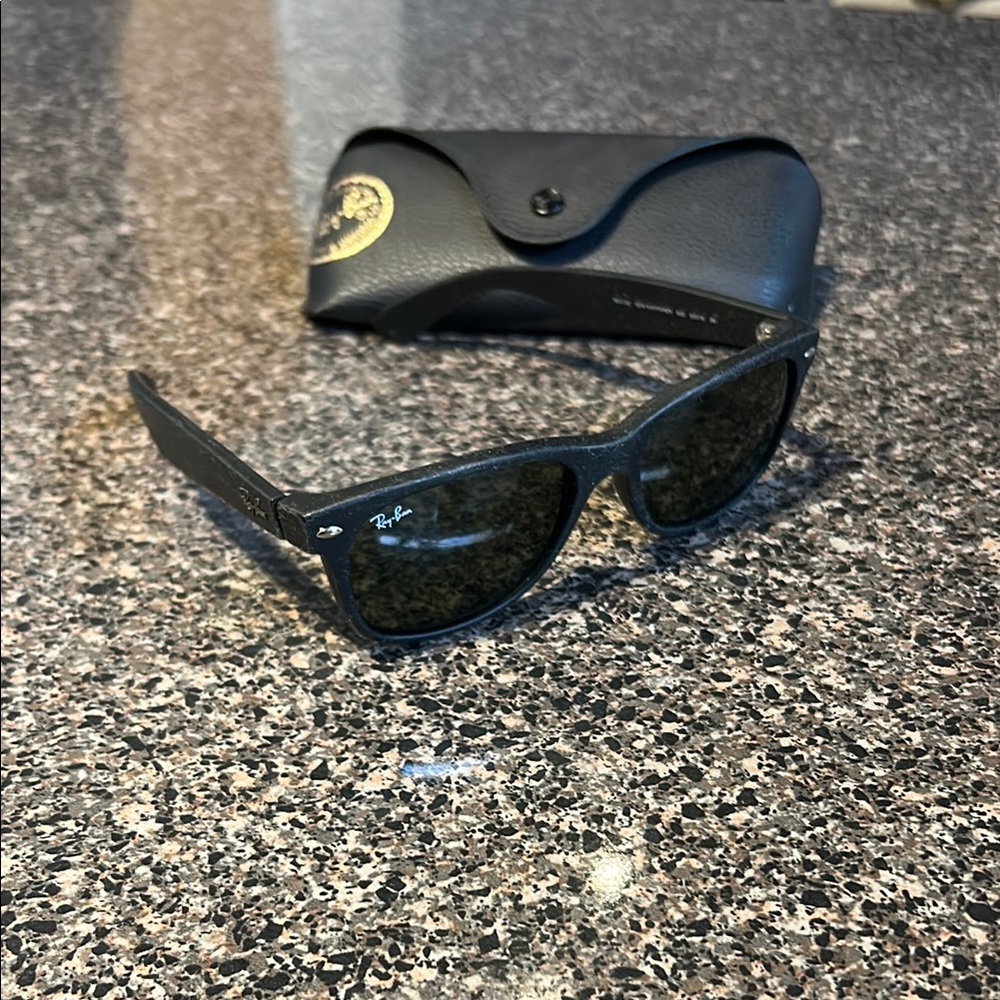 Ray-Ban New Wayfarer Sunglasses, Frame- Matte Rubber Black